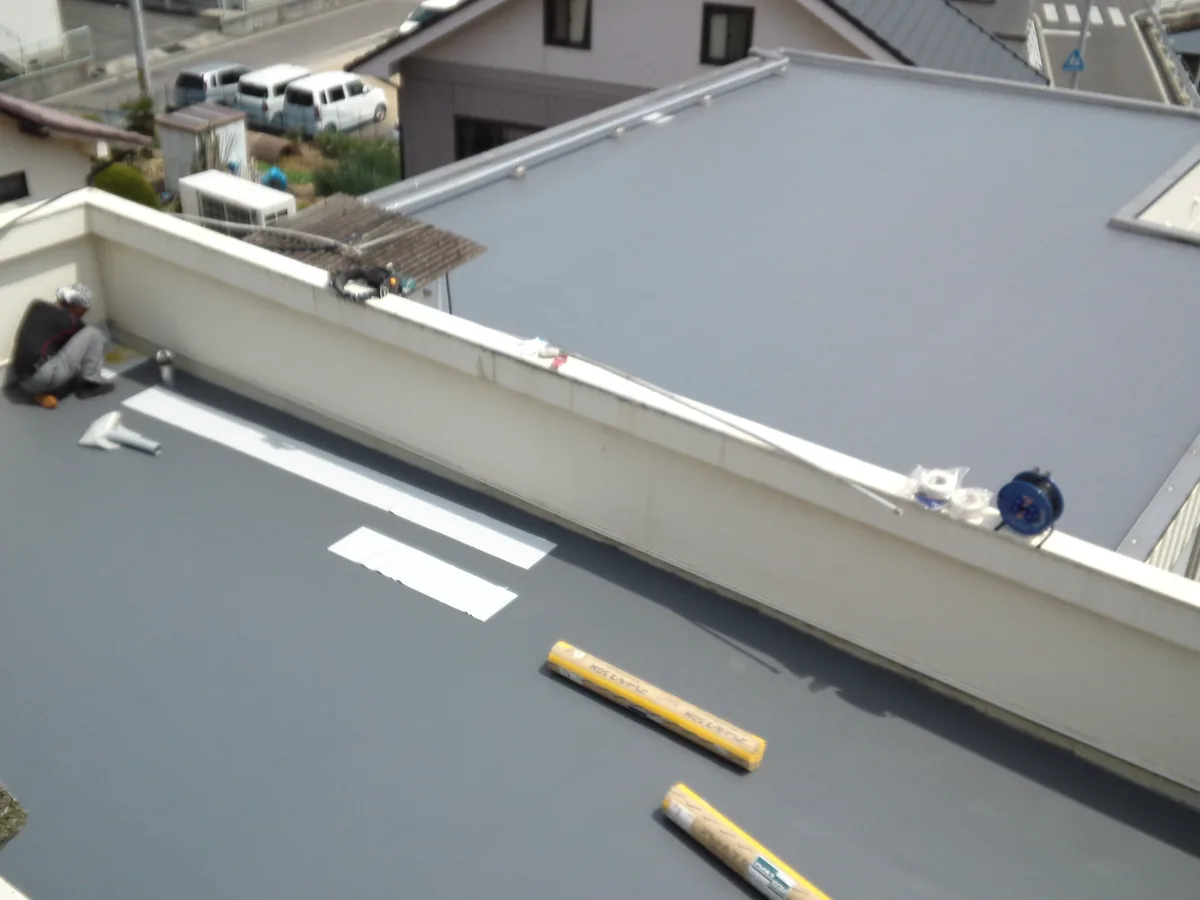 塩ビシート防水の施工事例2