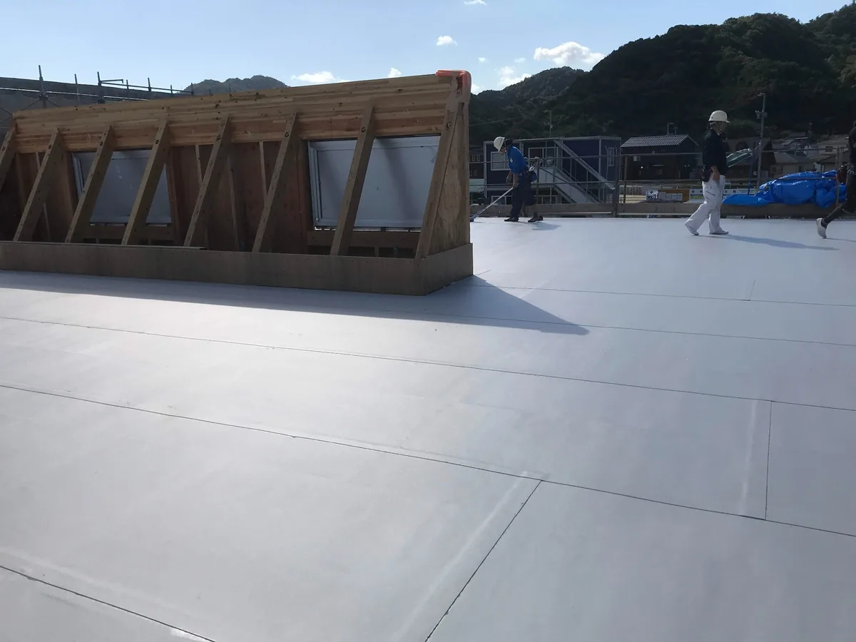 塩ビシート防水の施工事例3